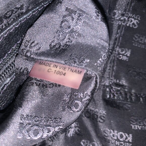 Michael Kors Leather Hobo Bag- Black - Picture 5 of 6